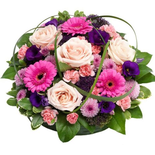Pink Posy with Roses