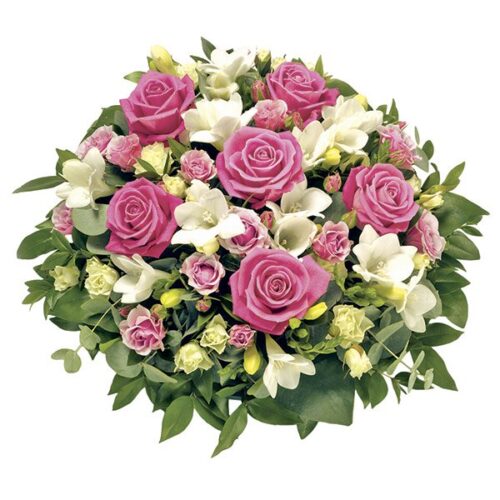Pink and White Posy