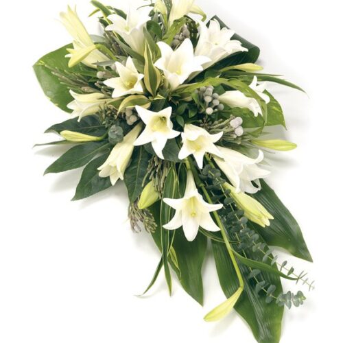 White Lily Spray