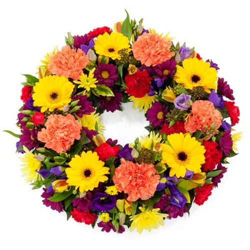 Bright and Vibrant Wreath